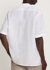 Brioni Linen Short Sleeve Shirt