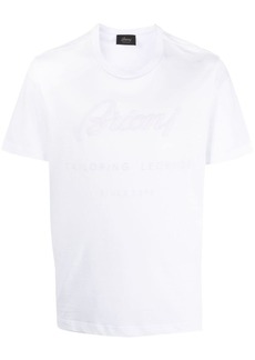 Brioni logo-appliqué cotton T-shirt