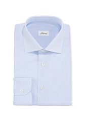 Brioni Men's Micro-Check Cotton Dress Shirt