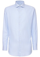 Brioni Micro Formal Cotton Shirt