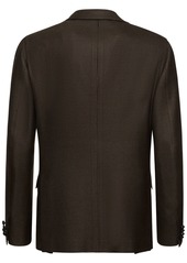 Brioni New Plume Wool & Silk Jacket