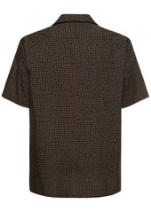 Brioni Printed Cotton & Silk Bowling Shirt