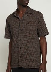 Brioni Printed Cotton & Silk Bowling Shirt