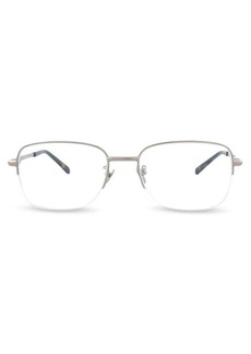 Brioni Rectangle Half Rim Eyeglasses