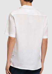 Brioni Short Sleeve Linen Shirt