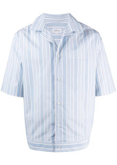 Brioni striped short-sleeved shirt