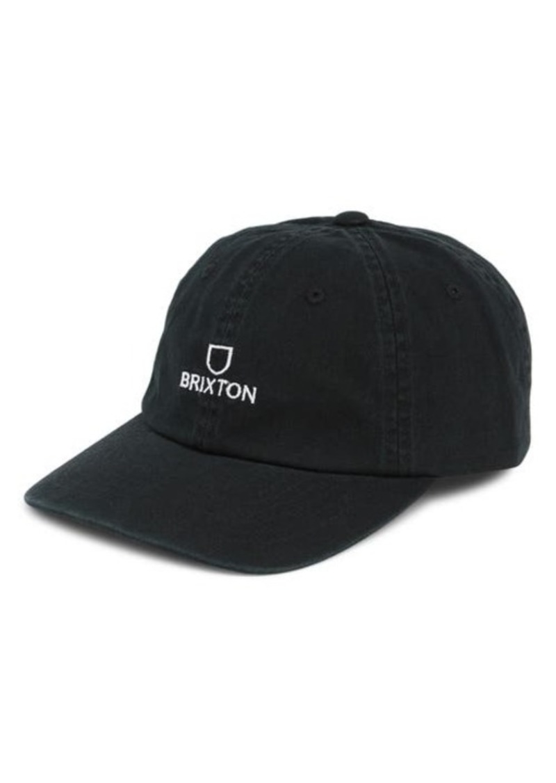 Brixton Alpha Adjustable Cotton Baseball Cap