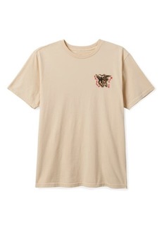 Brixton Battle Cotton Graphic T-Shirt