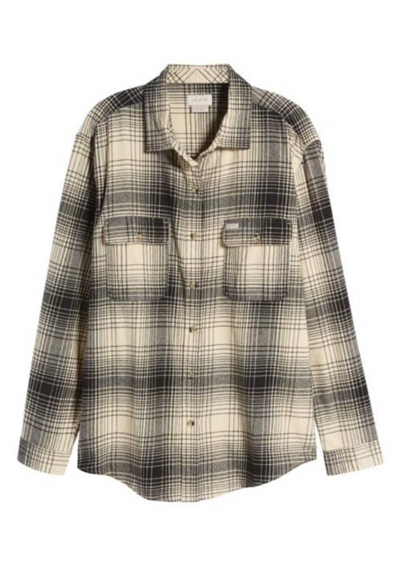 Brixton Bowery Flannel Button-Up Shirt