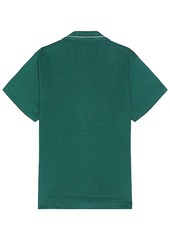 Brixton Bunker Jacquard Short Sleeve Camp Collar Shirt