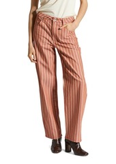 Brixton Lomas Stripe High Waist Straight Leg Pants