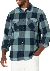 Brixton mens Bowery Lw L/S Flannel Button Down Shirt   US