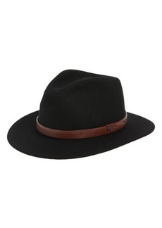 Brixton Messer Fedora Hat in Black at Nordstrom