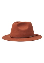 Brixton Wesley Packable Felted Wool Fedora