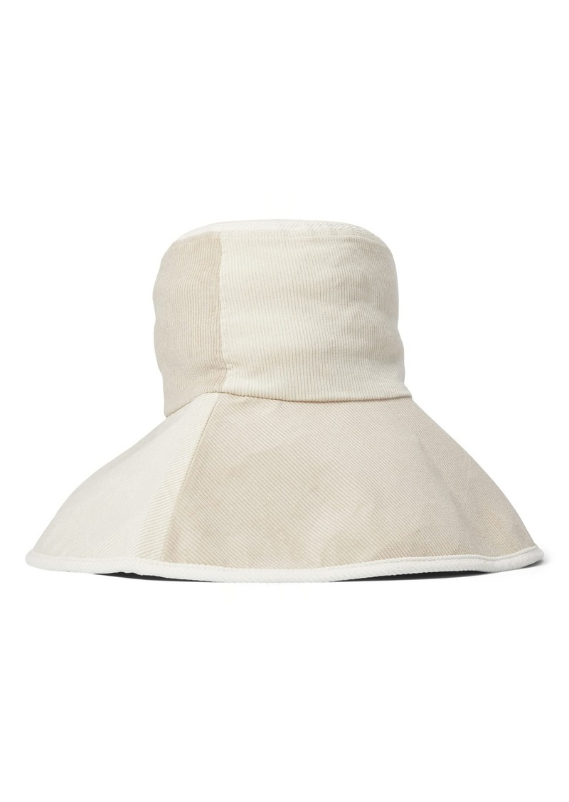 Brixton Women's Maddie Bucket Hat Dove/Off-White/White