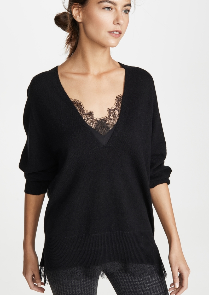 Brochu Walker Lace V Looker Sweater