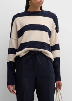 Brochu Walker Cy Striped Crewneck Sweater