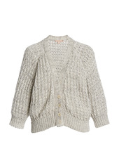 Brock Collection - Women's Sharon Linen-Cotton Knit Top - Grey - Moda Operandi
