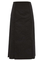 Brock Collection Pietraluna crinkle-effect technical skirt