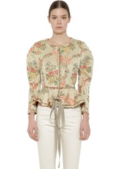 Brock Collection Floral Jacquard Jacket