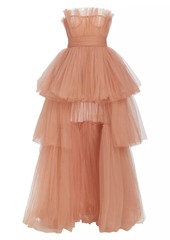 Bronx and Banco Anna Tiered Tulle Gown