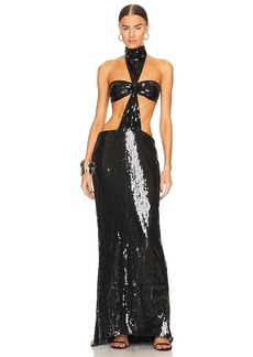 Bronx and Banco Cross Noir Gown