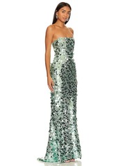 Bronx and Banco Farah Strapless Gown