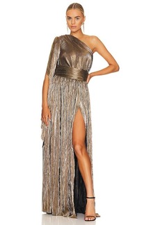 Bronx and Banco Florence One Shoulder Gown