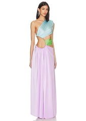 Bronx and Banco Jamilia One Shoulder Gown