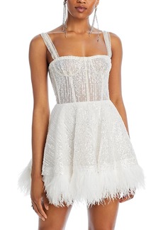 Bronx And Banco Mademoiselle Bridal Mini Dress
