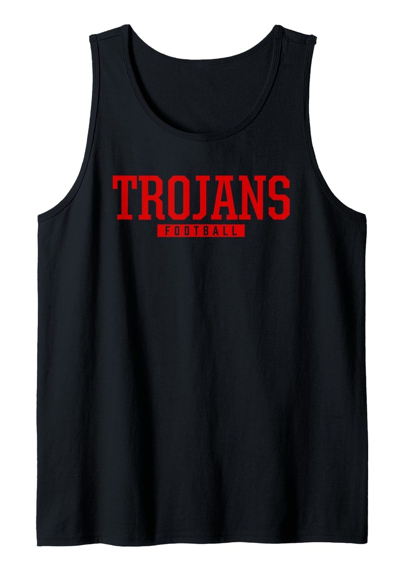 Brooks County Trojans Football HS Tank Top