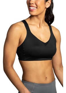 Brooks Drive Convertible Running Sports Bra in Black at Nordstrom