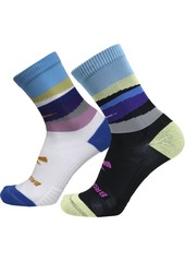 Brooks Ghost Lite Crew Socks, Men's, Medium, Black | Father's Day Gift Idea