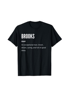 Brooks Gifts Noun An Exceptional Man T-Shirt