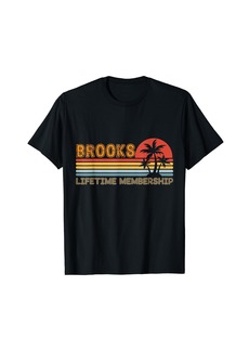 Brooks Lifetime Membership Surname T-Shirt