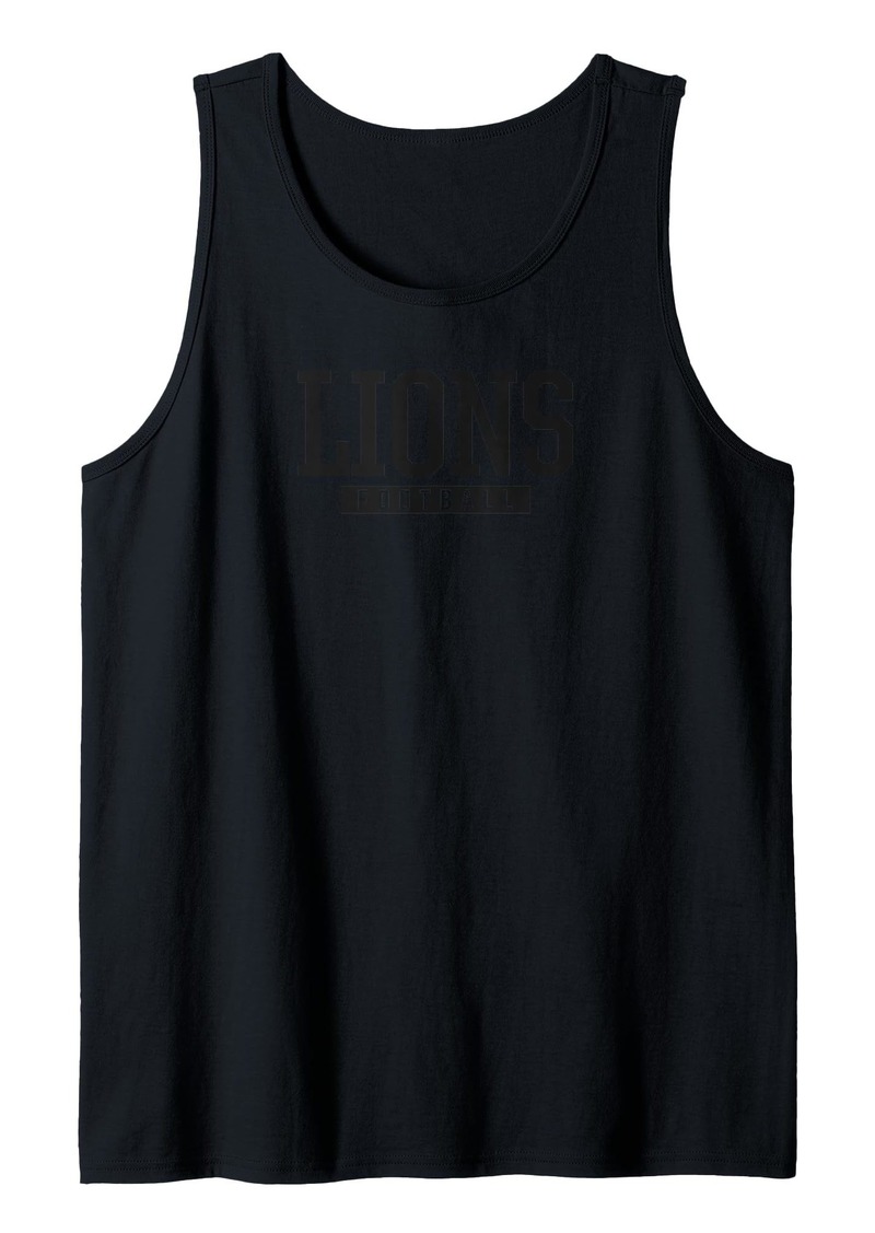 Brooks Lions Football HS Tank Top