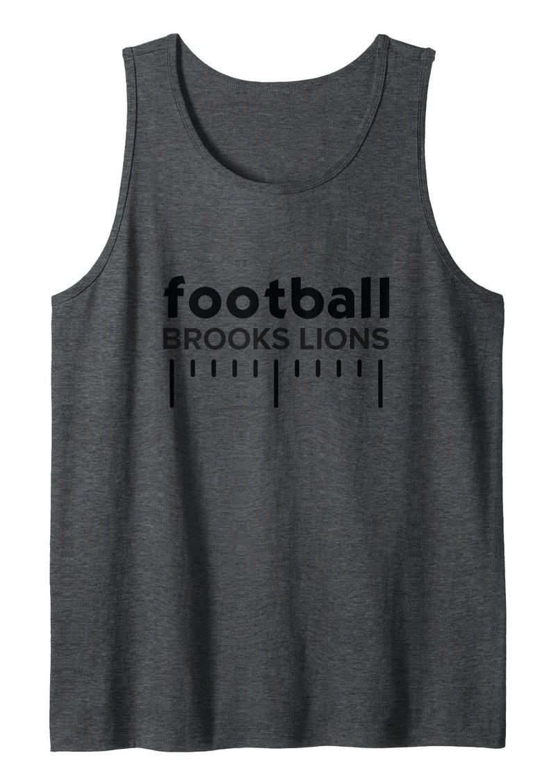 Brooks Lions Football Lines HS Tank Top