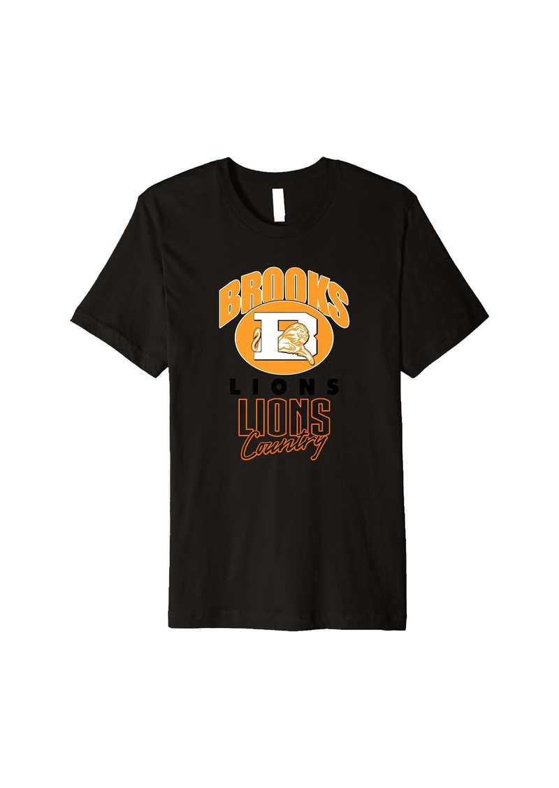 Brooks Lions Logo Country HS Premium T-Shirt