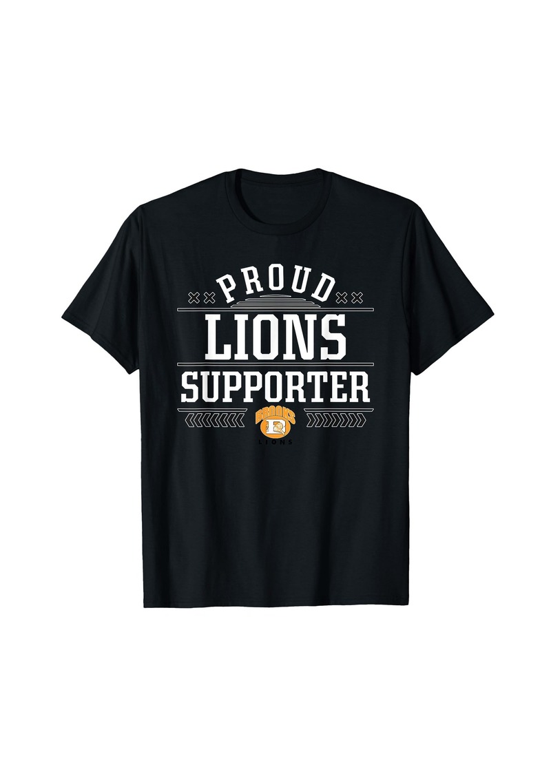 Brooks Lions Logo Proud Supporter HS T-Shirt