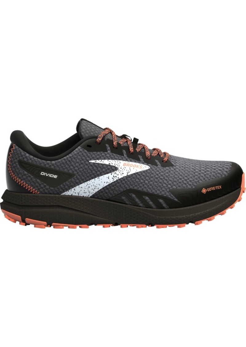 Brooks Men's Divide 4 GTX Trail Running Shoes, Size 8, Black | Father's Day Gift Idea