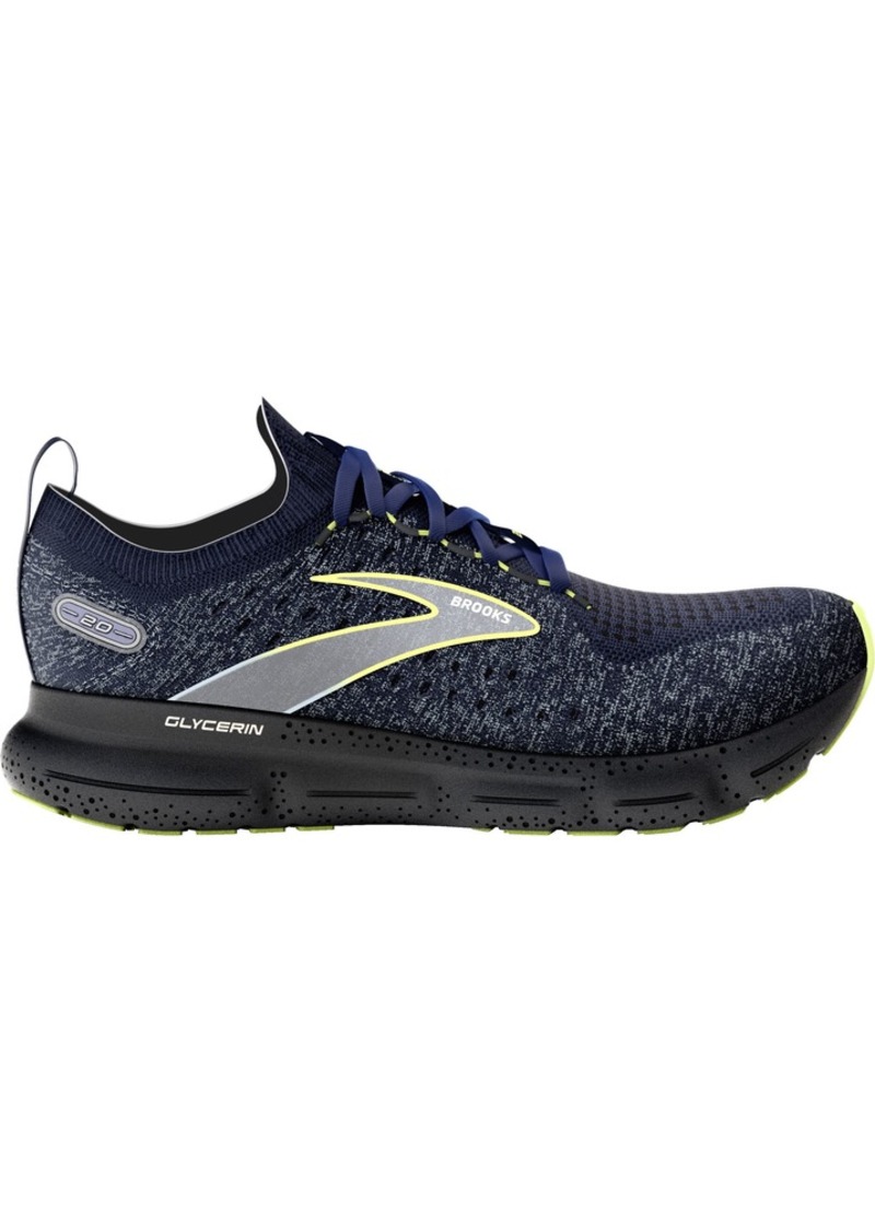 Brooks Men's Glycerin StealthFit 20 Running Shoes, Size 14, Blue