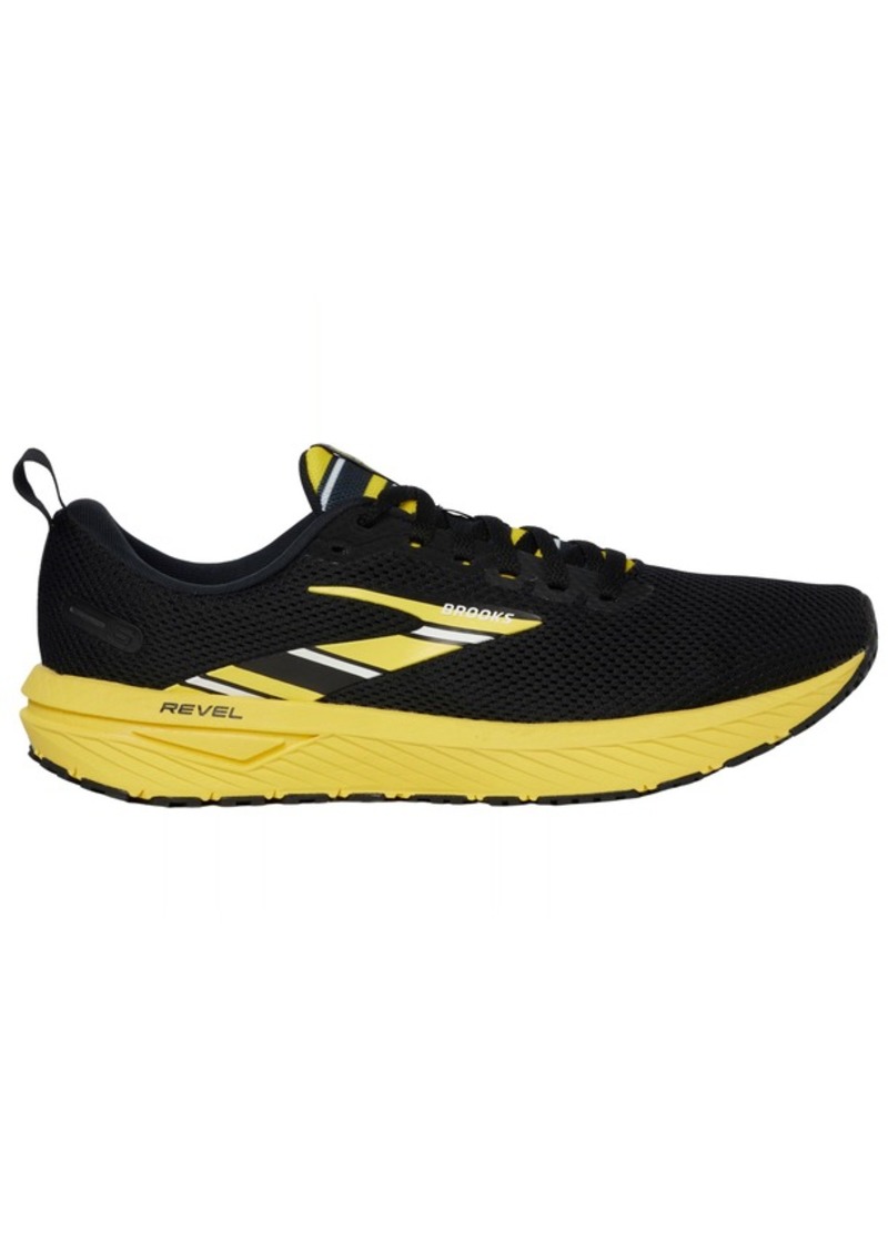 Brooks Men's Pittsburgh Marathon Revel 6 Running Shoes, Size 8, Black