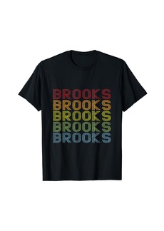 Brooks Name - Vintage Retro Brooks Name T-Shirt