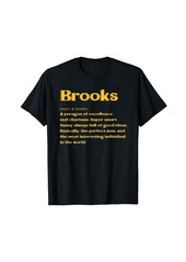 Brooks name funny definition T-Shirt