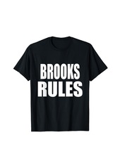 BROOKS Rules Son Daughter Boy Girl Baby Name T-Shirt