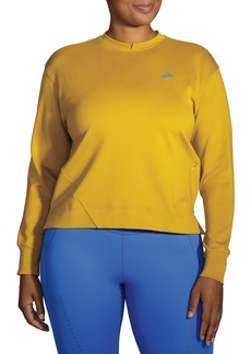 Brooks Run Within Vented Sweatshirt in Golden Hour at Nordstrom