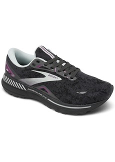 Brooks Women's Adrenaline Gts 23 Running Sneakers from Finish Line - Black, Light Blue, Purple