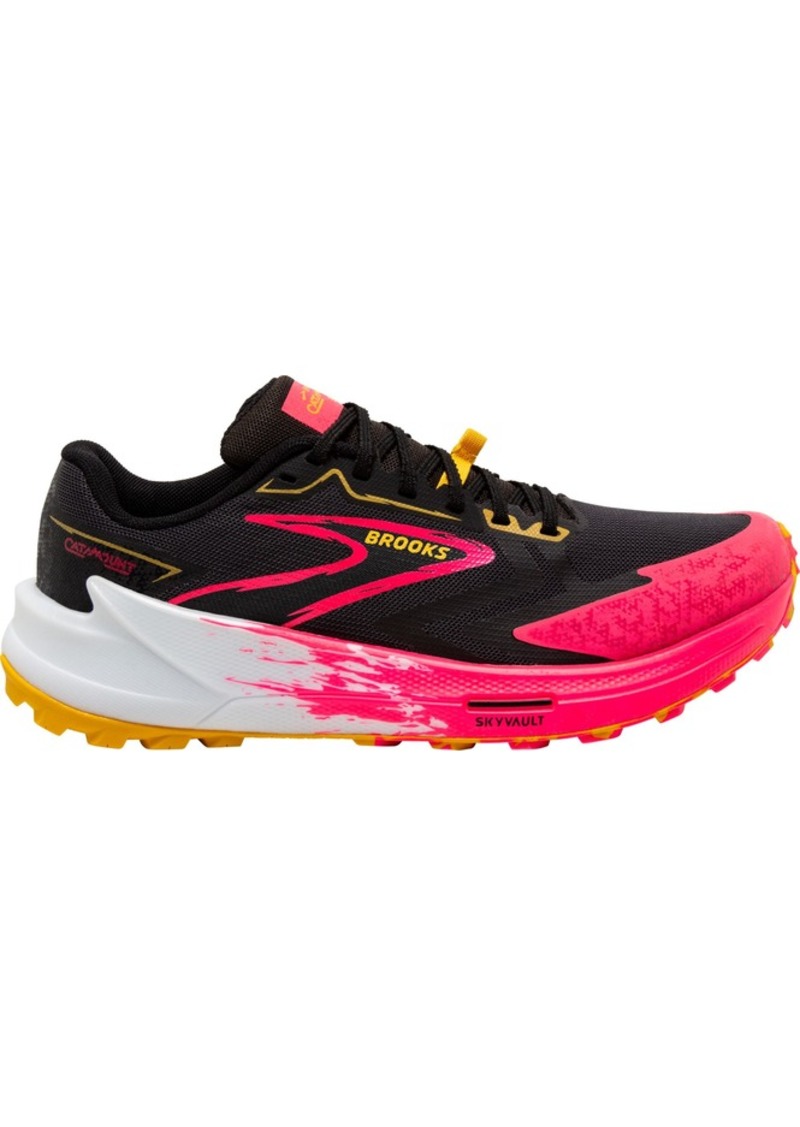 Brooks Women's Catamount 3 Trail Running Shoes, Size 5, Black