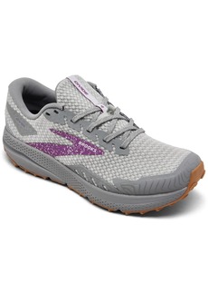 Brooks Women's Divide 4 Trail Running Sneakers from Finish Line - Alloy, Oyster, Violet