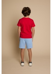 B by Brooks Brothers Big Boys Beach House Graphic T-shirt - Red